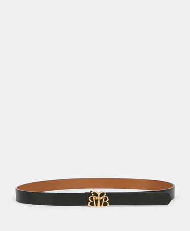 Brooks Brothers Ceinture Réversible en Cuir Bovin avec Logo Noir et Marron