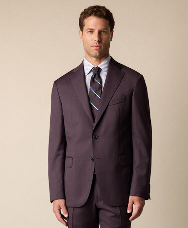 Brooks Brothers Virgin Wool Blazer Purple