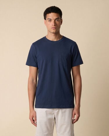 Brooks Brothers Cotton Pocket T-Shirt Navy