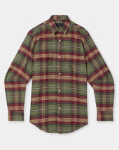 Brooks Brothers Plaid Overshirt Olive