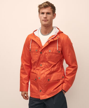 Brooks Brothers Imperméable Double-Face Orange
