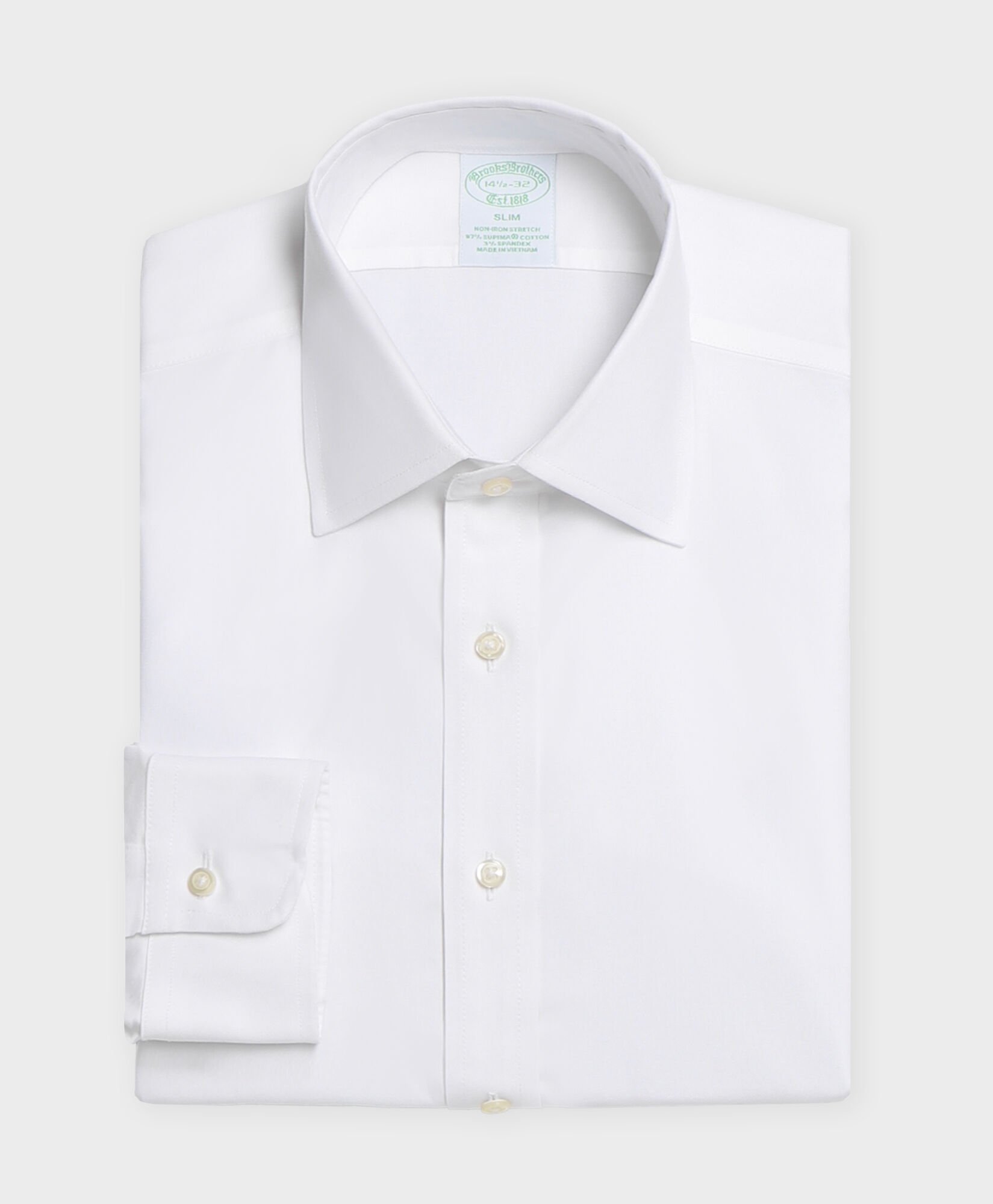 Slim Fit Non-Iron Oxford Shirt with Ainsley Collar