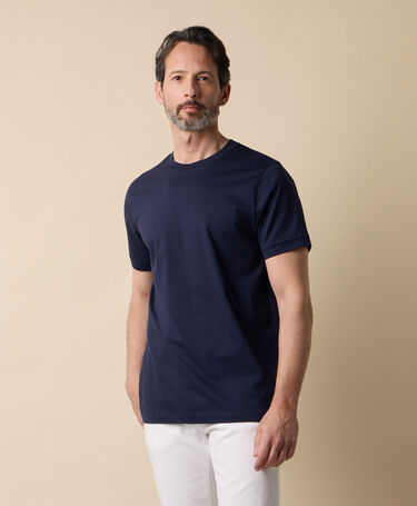 Brooks Brothers T-shirt en Coton Bleu Marine