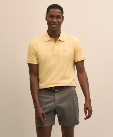 Brooks Brothers Polo Golden Fleece in Cotone Supima Giallo