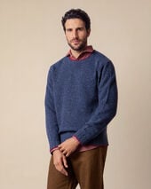 Brooks Brothers Donegal Alpaca Blend Crewneck Sweater Navy Brooks Brothers Donegal Alpaca Blend Crewneck Sweater Navy