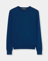 Brooks Brothers Merino Wool Crewneck Blue