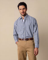 Brooks Brothers Koszula Regular Fit z Kołnierzykiem Button Down Niebieski