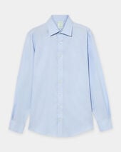 Brooks Brothers Slim Fit Non-Iron Oxford Shirt with Ainsley Collar Blue