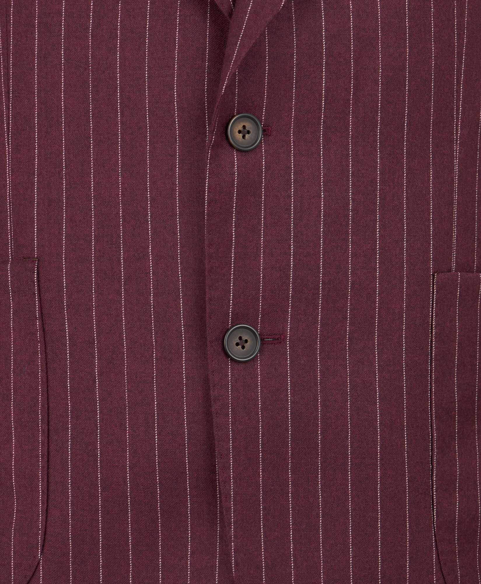 Pinstripe Virgin Wool Blazer