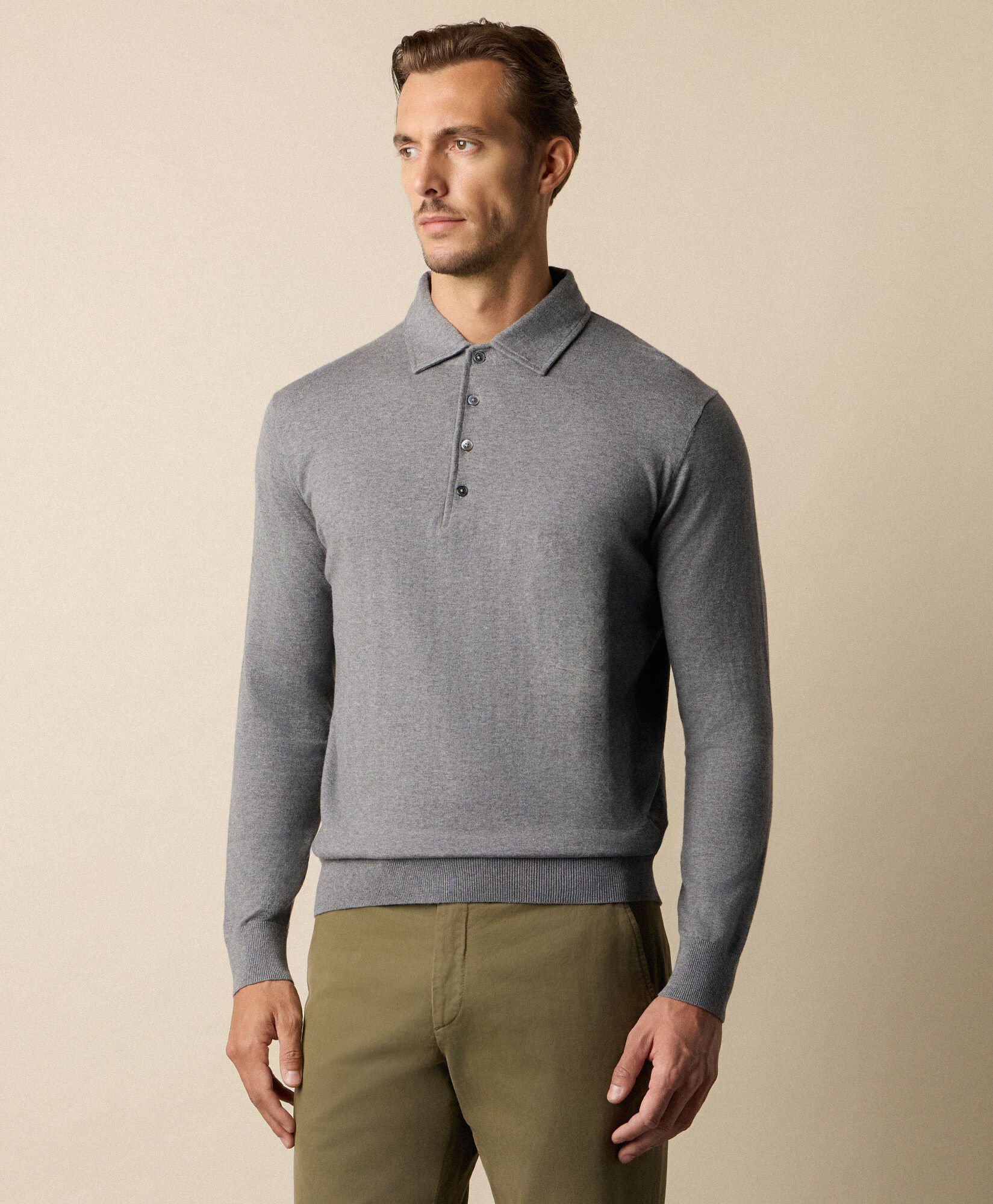 Polo de Algodón-Cashmere