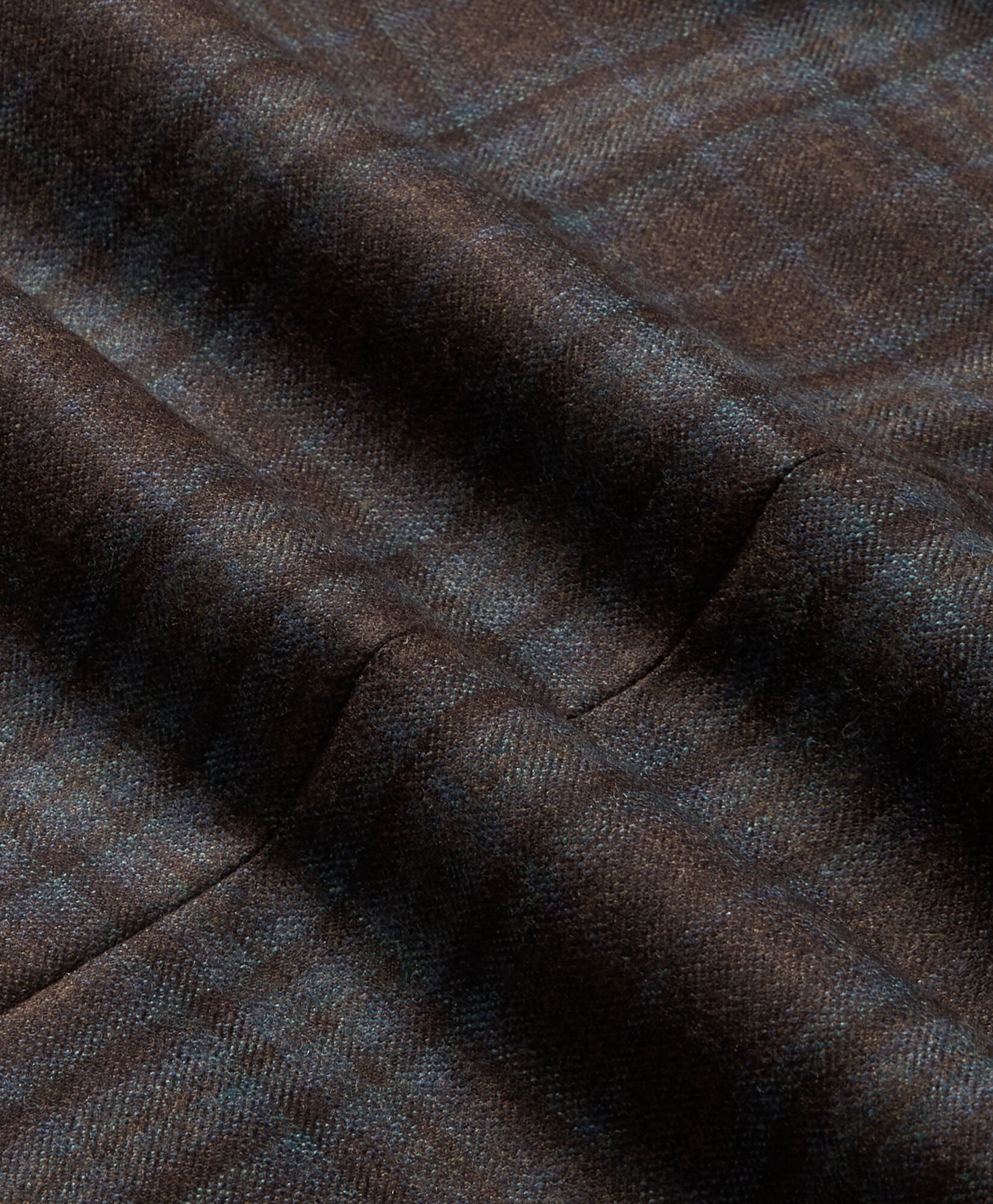 Checked Virgin Wool Blazer