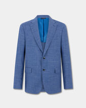 Brooks Brothers Basket Weave Blazer Light Blue