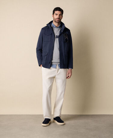 Brooks Brothers Veste Field Bleu Marine