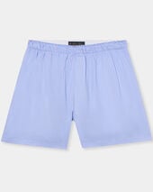 Brooks Brothers Micro Effect Cotton Boxer Shorts Sky