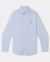 Brooks Brothers Camisa Regular Fit con Cuello Button Down Azul Marino Brooks Brothers Camisa Regular Fit con Cuello Button Down Azul Marino