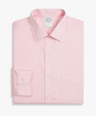 Brooks Brothers Regular Fit Non-Iron Oxford-Hemd mit Ainsley-Kragen Rosa