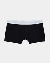 Brooks Brothers Plain Cotton Boxer Briefs - Pack of 3 Black