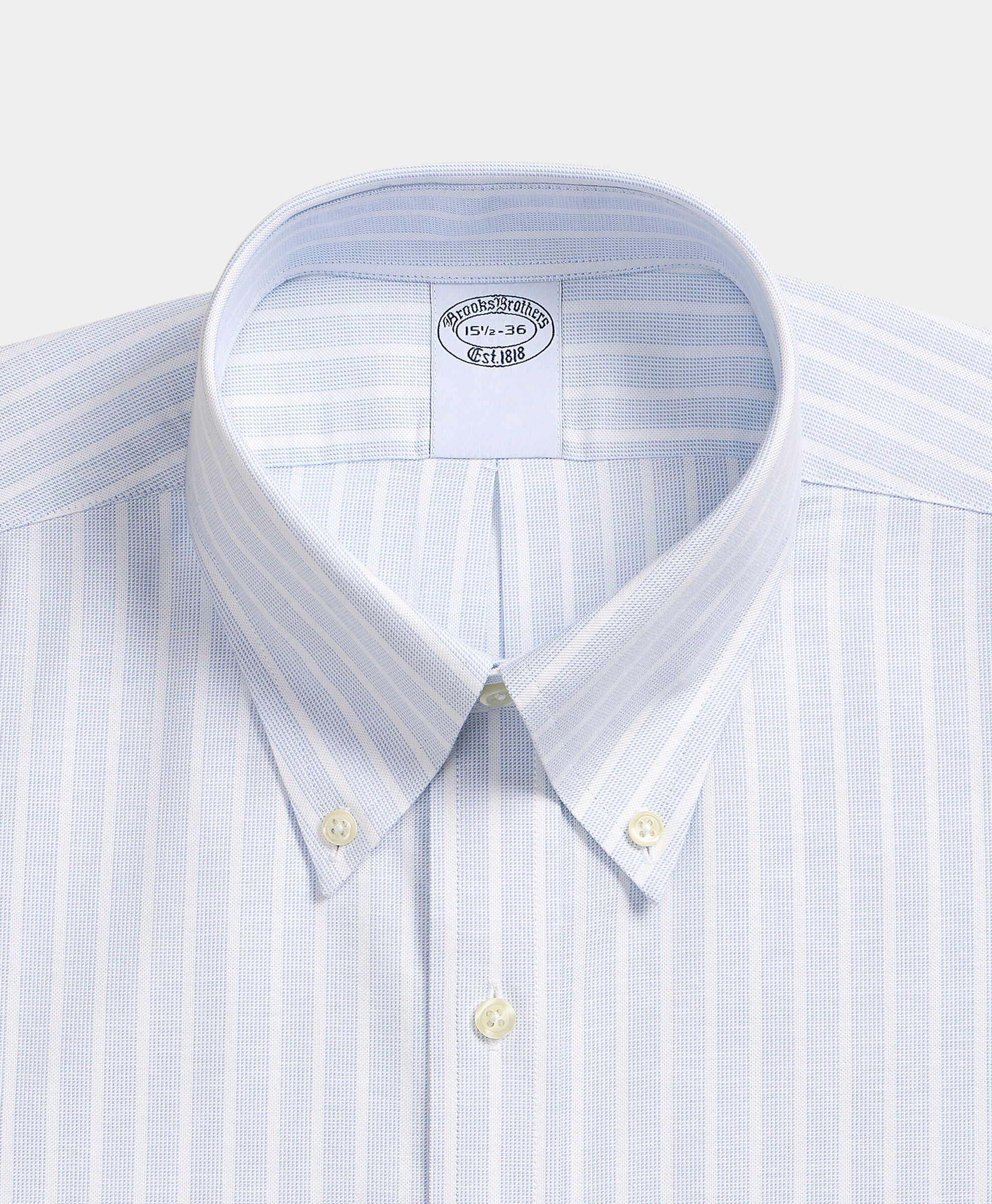 Regular Fit Non-Iron Oxford Shirt with Button Down Collar