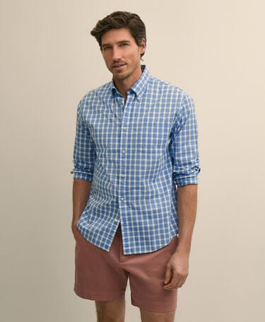 Brooks Brothers Camicia Friday Regular Fit in Oxford mit Button-Down-Kragen Blau