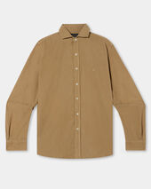 Brooks Brothers Camisa Slim Fit con Cuello Spread Caramelo Brooks Brothers Camisa Slim Fit con Cuello Spread Caramelo