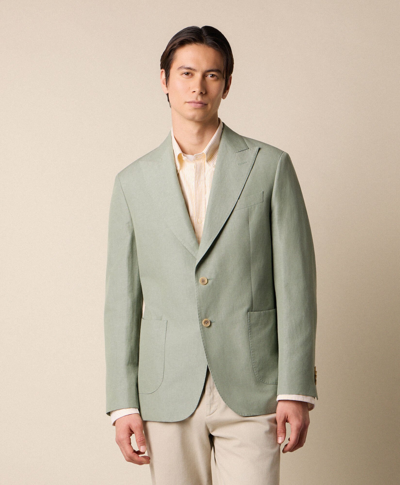 Cotton-Linen Blazer