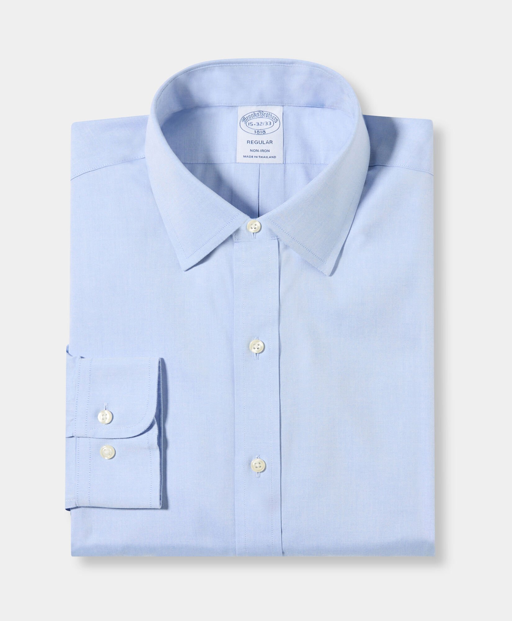 Regular Fit Non-Iron Oxford Pinpoint Shirt with Ainsley Collar