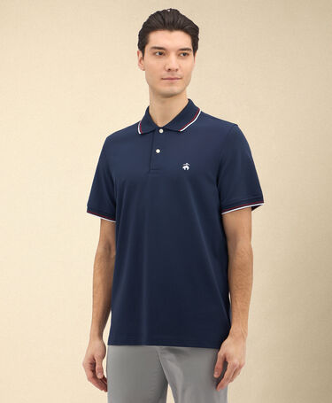 Brooks Brothers Golden Fleece Stretch Cotton Pique Tennis Polo Navy