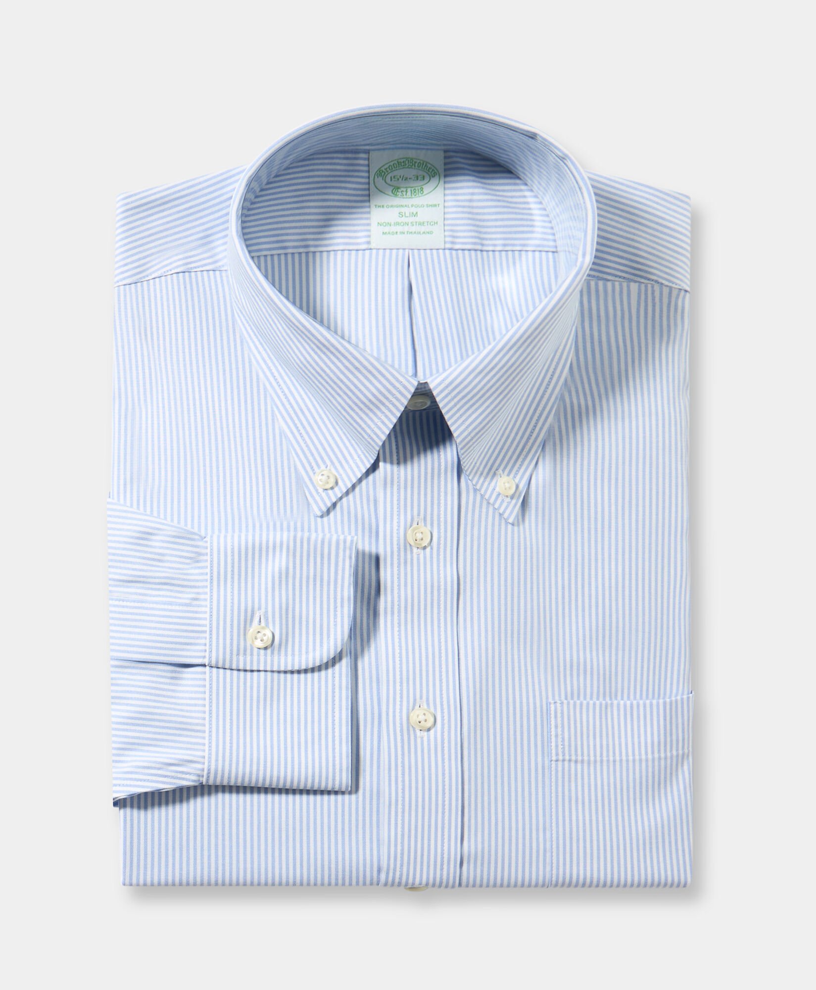 Regular Fit Non-Iron Oxford Shirt with Button Down Collar