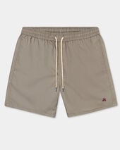 Brooks Brothers Plain Swim Trunks Taupe