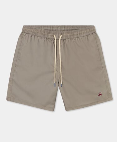 Brooks Brothers Anzug in Unifarbe Taupe