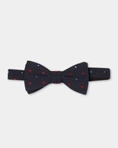 Brooks Brothers Floral Bow Tie Navy