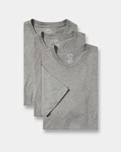 Brooks Brothers Crewneck Cotton T-shirts - Pack of 3 Grey