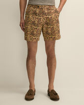 Brooks Brothers Paisley Print Cotton Short Brown
