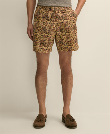 Brooks Brothers Bermuda en Coton avec Imprimé Paisley Marron