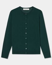 Brooks Brothers Cardigan Relaxed aus Merinowolle Wald