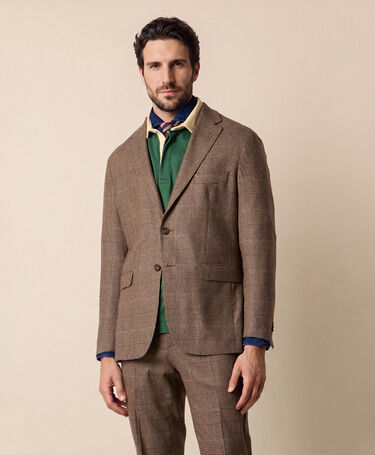 Brooks Brothers Anzug im Glencheck Camel