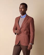 Brooks Brothers Blazer in Misto Lana Melange Ruggine