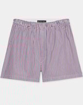 Brooks Brothers Striped Cotton Boxer Red