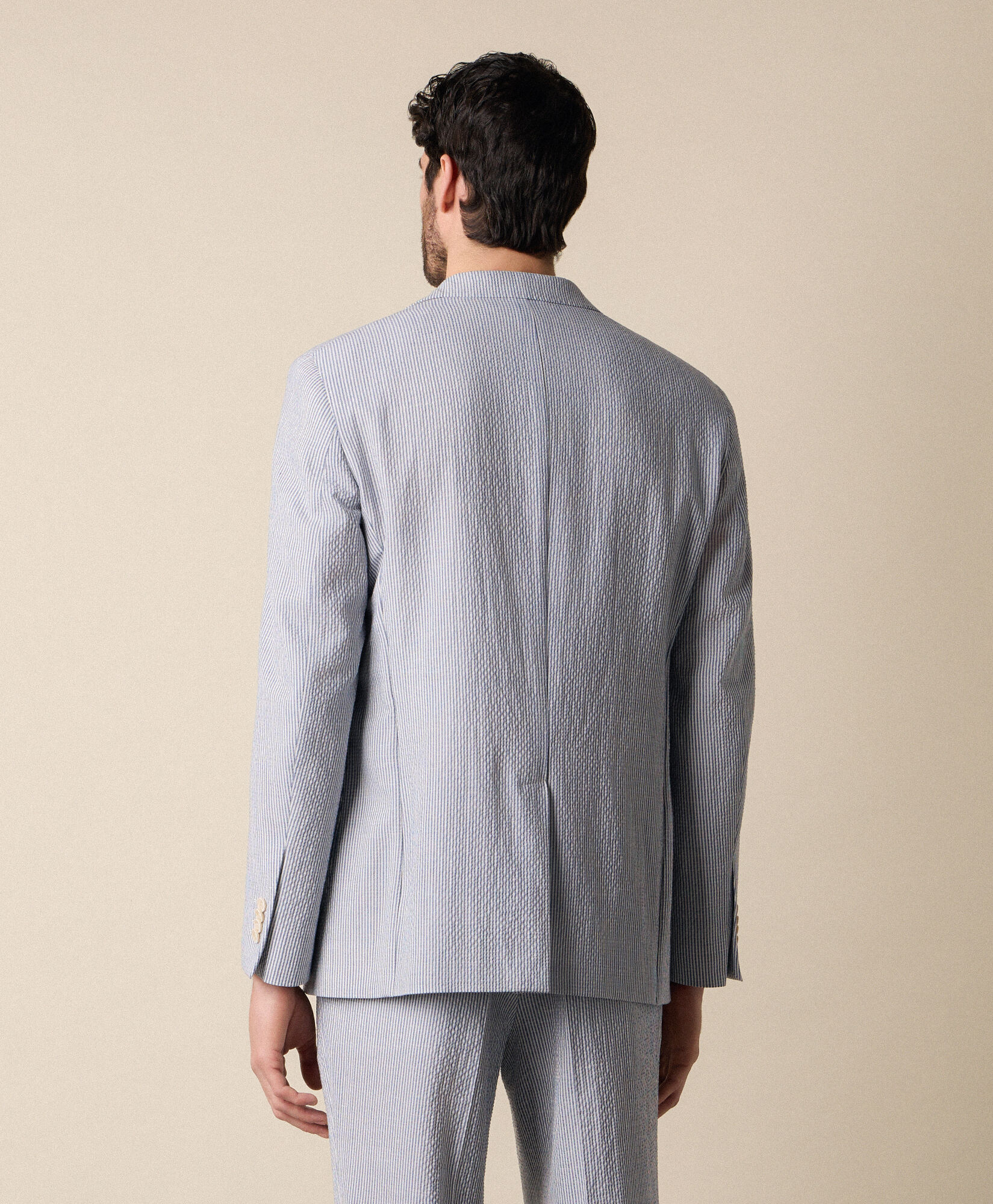 Seersucker Blazer