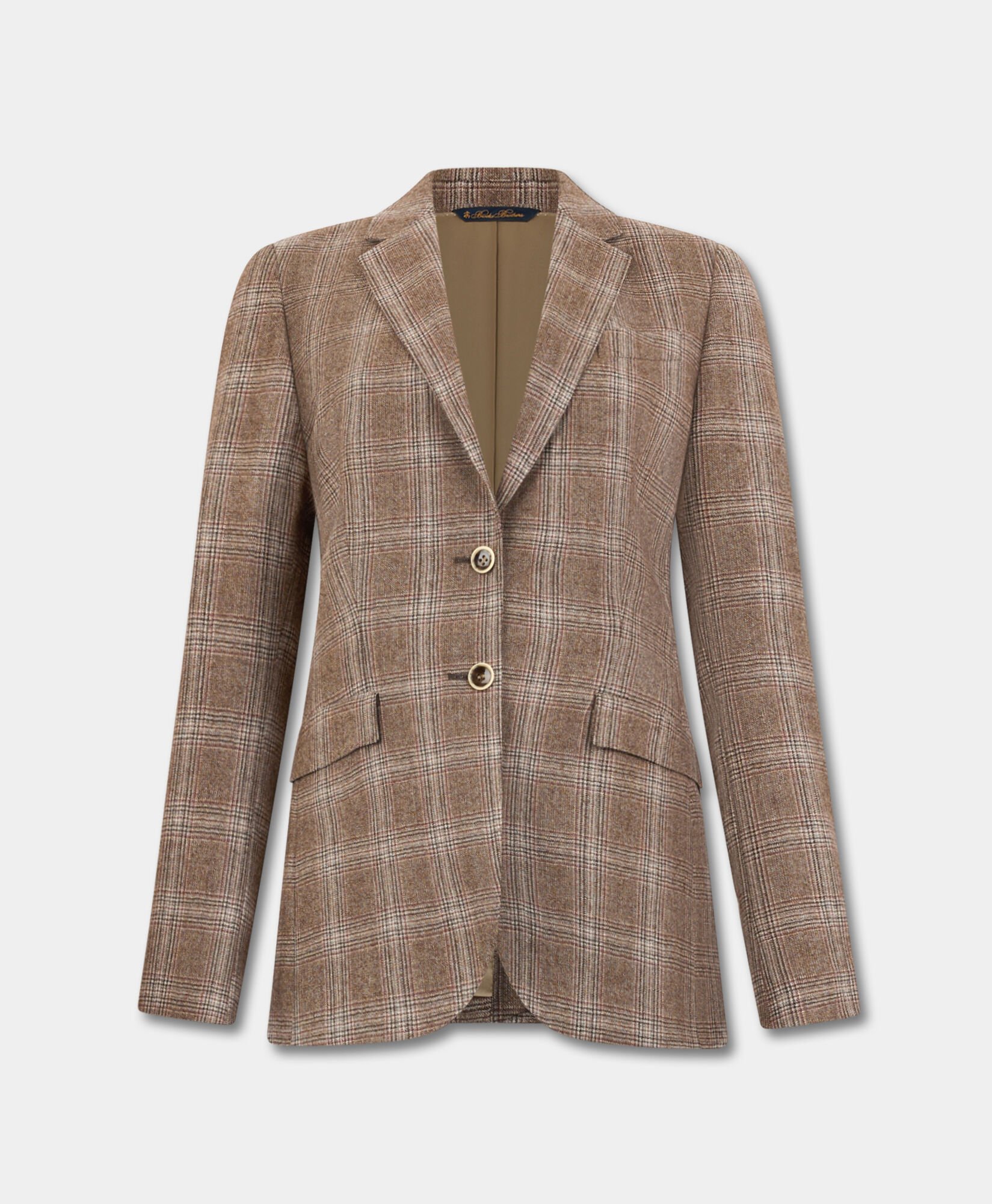 Checked Virgin Wool Blazer