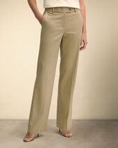Brooks Brothers Advantage Wide Leg Chino Beige