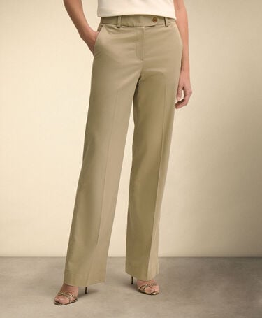 Brooks Brothers Advantage Wide Leg Chino Beige