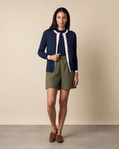 Brooks Brothers Cotton Cardigan Navy