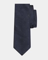 Brooks Brothers Polka Dot Silk Tie Navy