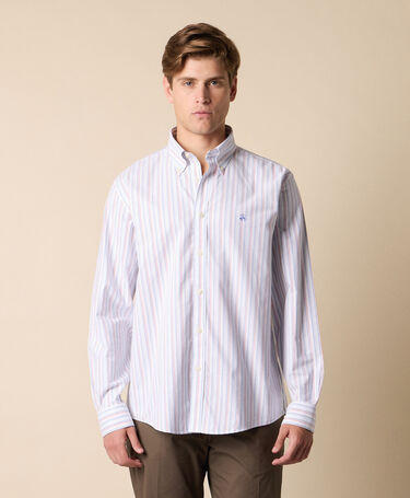 Brooks Brothers Regular Fit Non-Iron Oxford-Hemd mit Button-Down-Kragen Rot