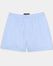 Brooks Brothers Micro Check Cotton Boxer Ice Blue