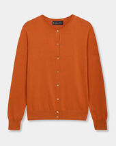 Brooks Brothers Cotton Cardigan Rust