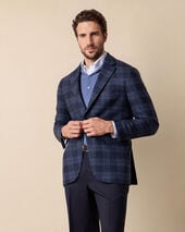 Brooks Brothers Glen Plaid Wool Blazer Blue Brooks Brothers Glen Plaid Wool Blazer Blue