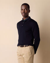 Brooks Brothers Polo en Maille Bleu foncé