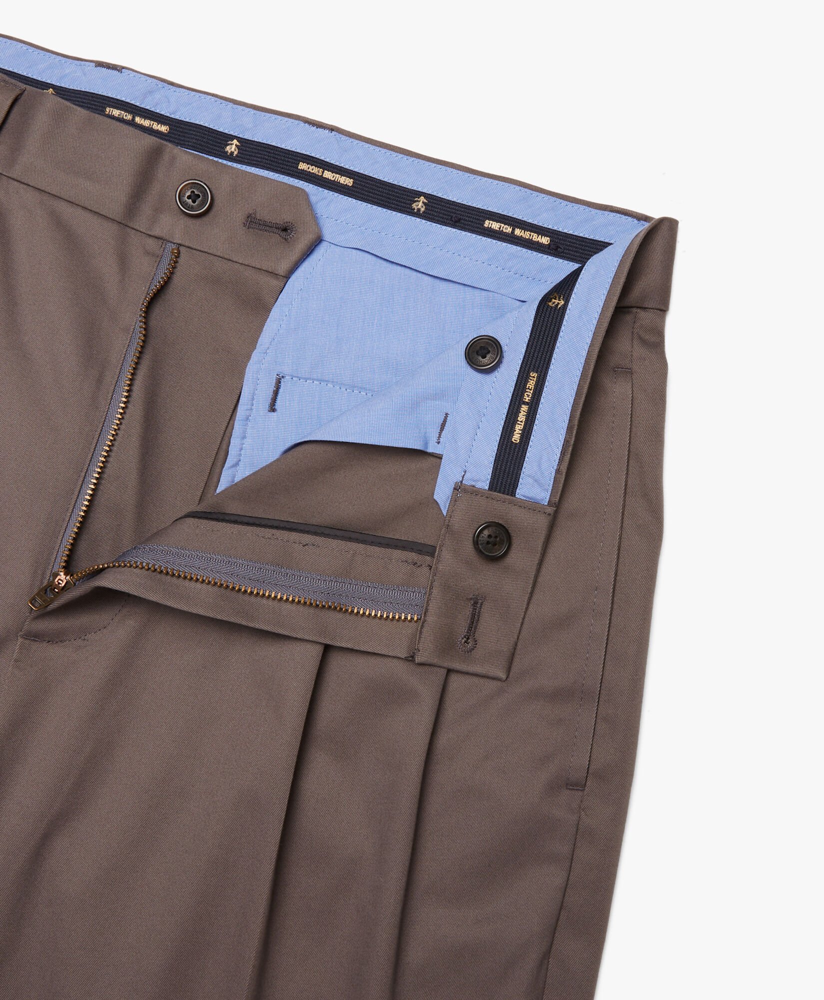 Stretch Short Pleat Front